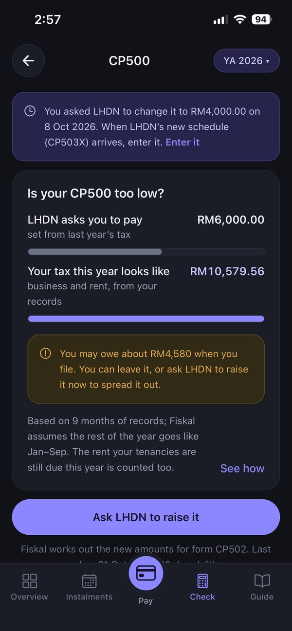 The Fiskal CP500 check: is your CP500 too low?